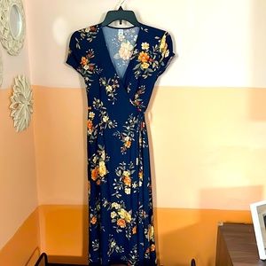Ankle length floral dress